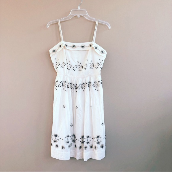 Hoss Intropia Dresses & Skirts - • Hoss Intropia • Beaded Ivory Silk Dress 38